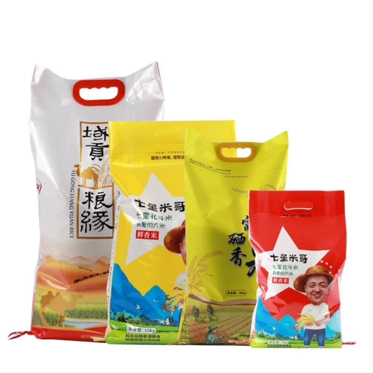 5-25kg-Pp-Woven-Rice-Bag-With-Handle packing machinery