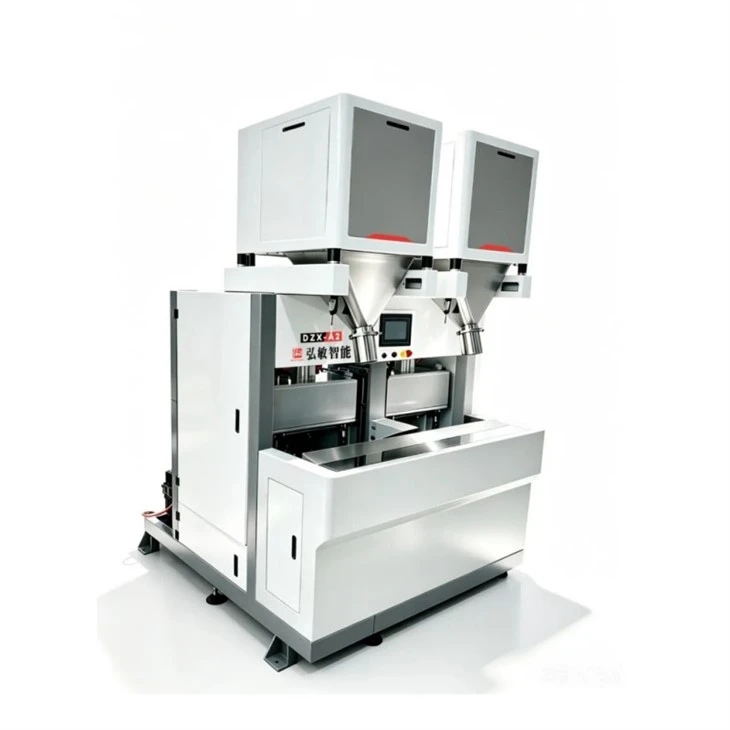 two lines flat shape vacuum packing machine